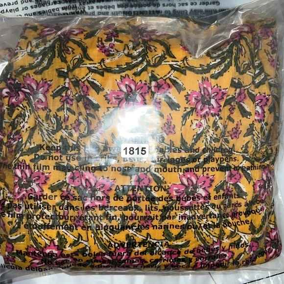 Rahi Del Sole Chiara Mini Dress in Yellow Floral Size Small - Picture 15 of 15